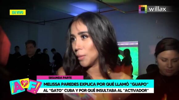 CORREO |Melissa Paredes responde de todo
