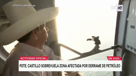 Pedro Castillo sobrevuela