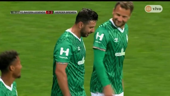 El gol de Claudio Pizarro con Werder Bremen. (Video: América Televisión)