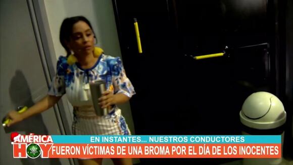 CORREO - Ethel Pozo y Janet Barboza sufren una broma de falso terremoto en el Día de los Inocentes