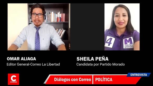 Sheila Peña candidata al Congreso por Partido Morado | Correo