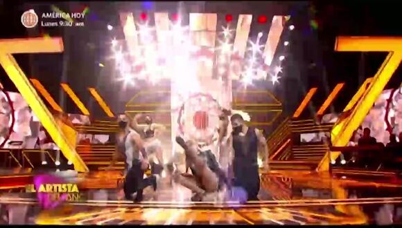 Milett Figueroa sufrió fuerte caída en su presentación