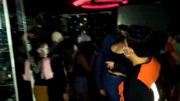Jóvenes intervenidos en discoteca de Trujillo