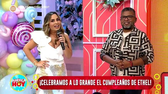 Brunella Horna llama en vivo a 'América Hoy'