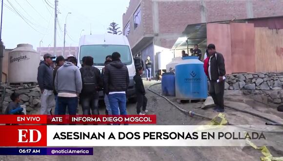 Ate: Dos fallecidos en presunto ajuste de cuentas