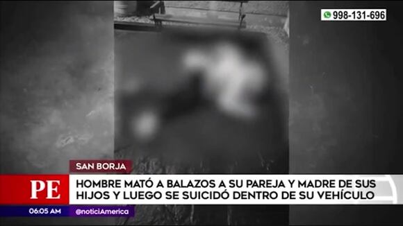 San Borja: sujeto asesinó a su pareja y luego se suicidó