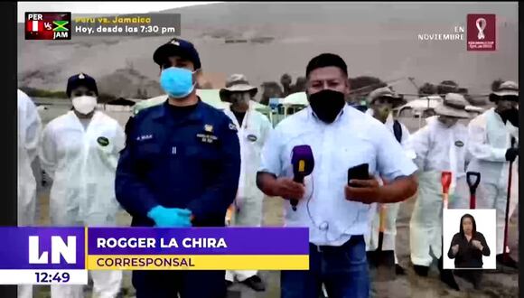 Derrame de petróleo llega a Huaral