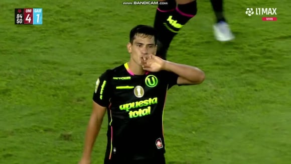 Gol de José Rivera para el 4-1 de Universitario vs. Deportivo Garcilaso. (Video: L1 MAX)