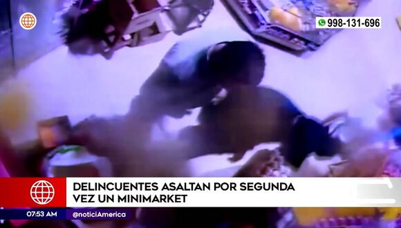 Los Olivos: asaltan por segunda vez un minimarket