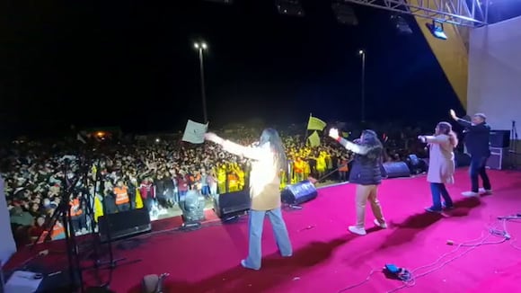 Arequipa: Miles de jóvenes se reunieron en el Santuario de la Virgen de Chapi