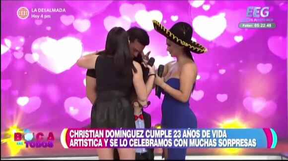Christian Domínguez recibe sorpresa de Pamela Franco y sus hijos: “Somos una familia de cinco”