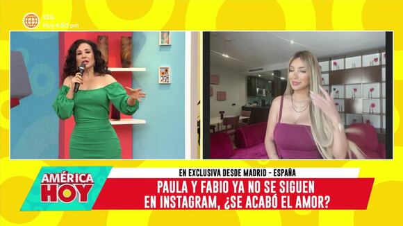 Paula Manzanal molesta con Fabio Agostini por “reconciliación” con Mayra Goñi