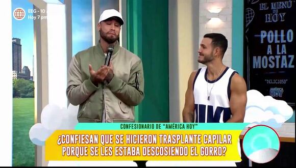 Trasplante de cabello de Mario Irivarren y Jota Benz