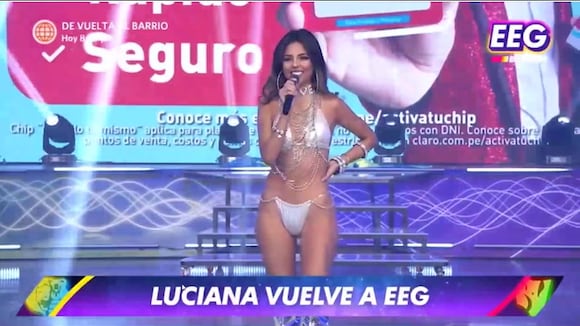 CORREO - Luciana Fuster regresó a 'EEG'
