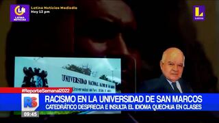 Catedrático de la UNMSM es criticado por decir en clase que el quechua es un dialecto (VIDEO)