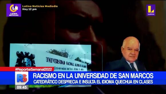 Racismo en la UNSM: profesor insulta el idioma quechua en clases