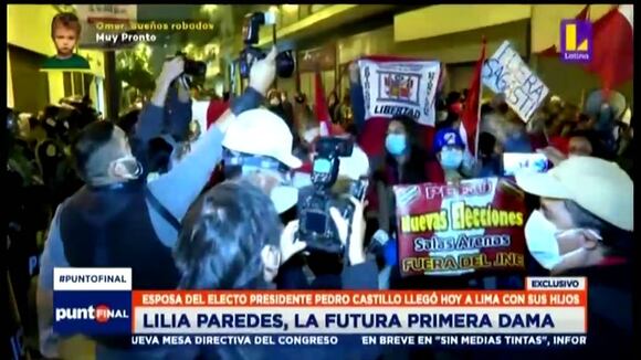 Lilia Paredes, futura primera dama