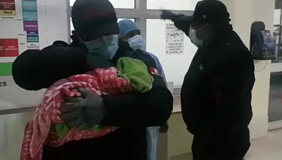 Junín: Dos serenos se convierten en parteros al ayudar a una mujer a dar a luz a su bebé en su casa. (Video: Municipalidad de El Tambo)