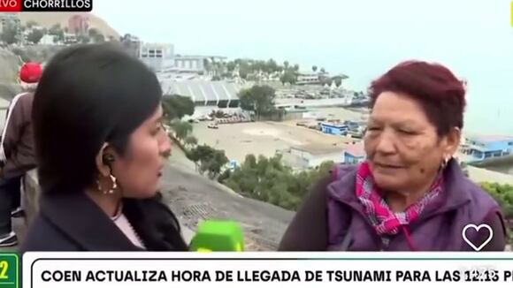 CORREO | Señora sorprende al decir que quiere ver tsunami de cerca