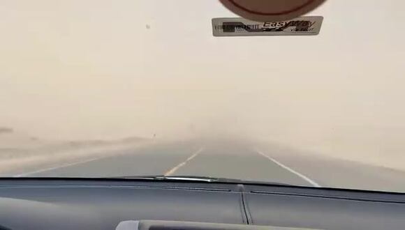 Diario Correo | Tormenta de arena se registra en el distrito de Paracas