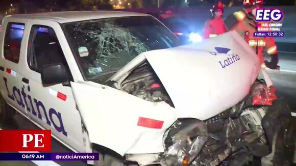 Siete heridos deja choque