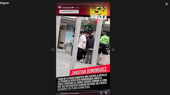 CORREO | Christian Domínguez muy afectado tras accidente de integrantes de su orquesta: “Pudo pasar una tragedia”