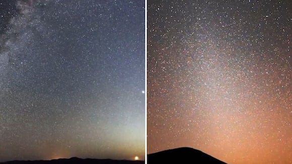 Marte es el responsable de la luz zodiacal que se ve desde la Tierra