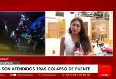 Hombre desesperado busca a su esposa en hospitales tras colapso de puente Chancay (VIDEO)