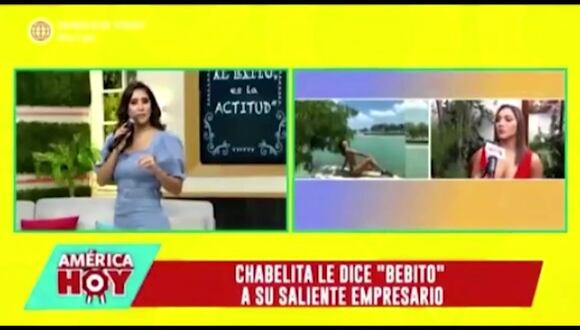 Mira la "curiosa" comparación de Melissa Paredes y Christian Domínguez