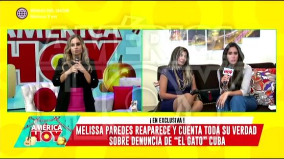 Melissa Paredes y su mensaje a 'Gato' Cuba