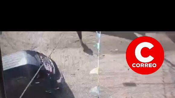 Menor se salva de ser arrollado por una combi en Yura
