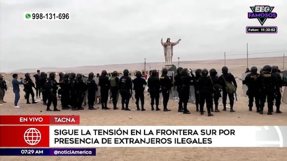 Caos en frontera de Perú y Chile