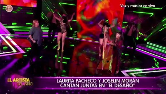 Laura Pacheco, “la reina del arpa” participa junto a Joselin Morán en el desafío de “El artista del año” (Video: América TV)