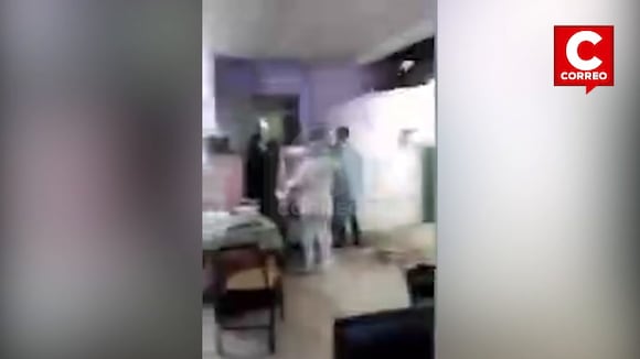 Cae techo de hospital El carmen en Huancayo