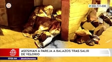 Pareja es asesinada a balazos tras salir de velorio en Villa María del Triunfo (VIDEO)