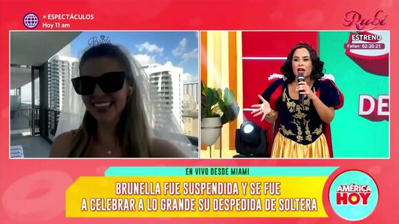 Brunella Horna reaparece en América hoy