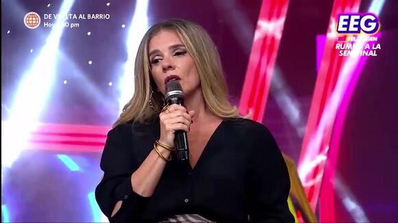 Johanna San Miguel se quiebra tras despedir a Yaco Eskenazi de EEG
