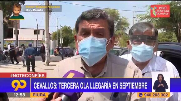 Hernando Cevallos: “Existen muchas posibilidades de que tengamos una tercera ola”