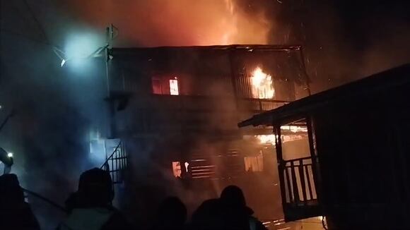 Incendio en La Rinconada - Correo