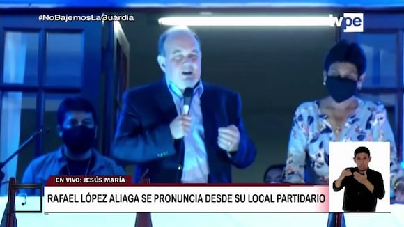 Rafael López Aliaga: "No nos van a robar la elección ni de vainas"