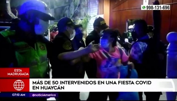 La fiesta se produjo pese a las restricciones vigentes. (Video: América Televisión)