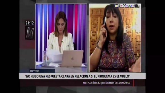 Mirtha Vásquez: “Nos quedan dudas sobre cuál será la respuesta del Gobierno frente a las nuevas variantes”