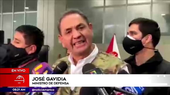 Ministro José Gavidia expresa su disgusto