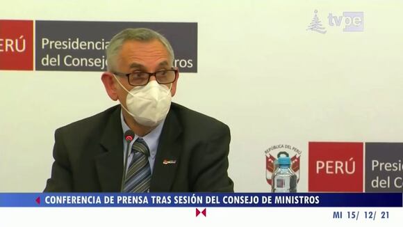 Conferencia de prensa de la PCM: Ministro Francke