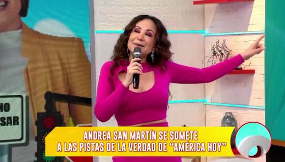 Andrea San Martín se somete a las pistas de verdad 2