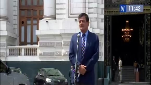 Declaraciones del congresista José Williams