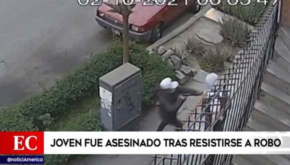 Joven asesinado tras resistirse a robo