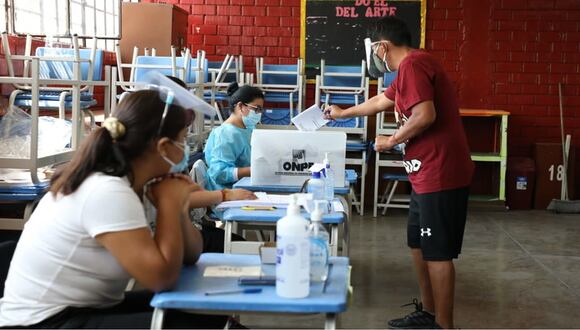 ONPE sobre resultados de elecciones generales