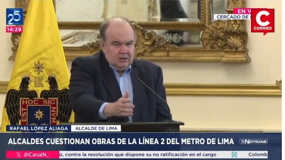 CORREO | Rafael López Aliaga: “El ministro de Transportes no me da la cara”