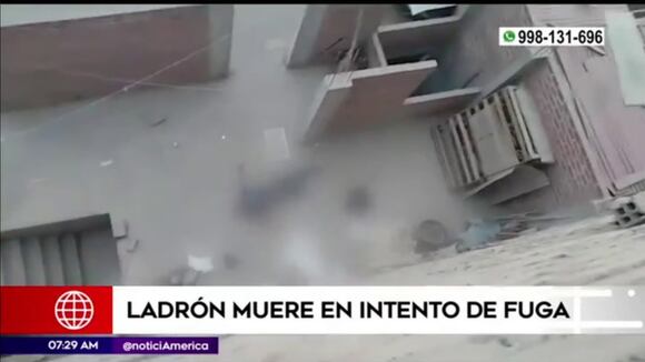 Santa Anita: Acusado de robo murió tras intentar escapar